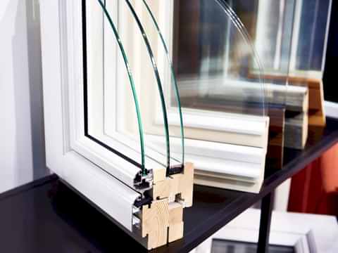 triple glazed glass